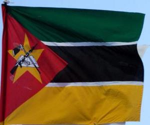 Puzzle Σημαία της Μοζαμβίκης